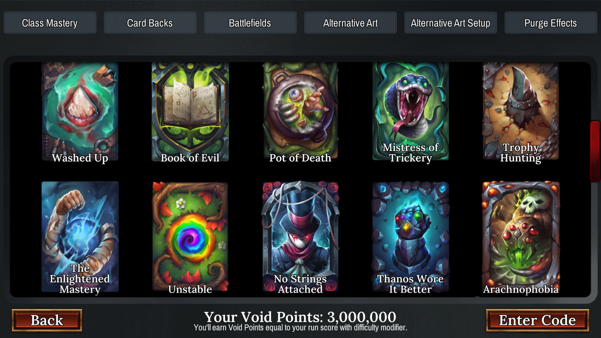 Jak hrát Vault of the Void
